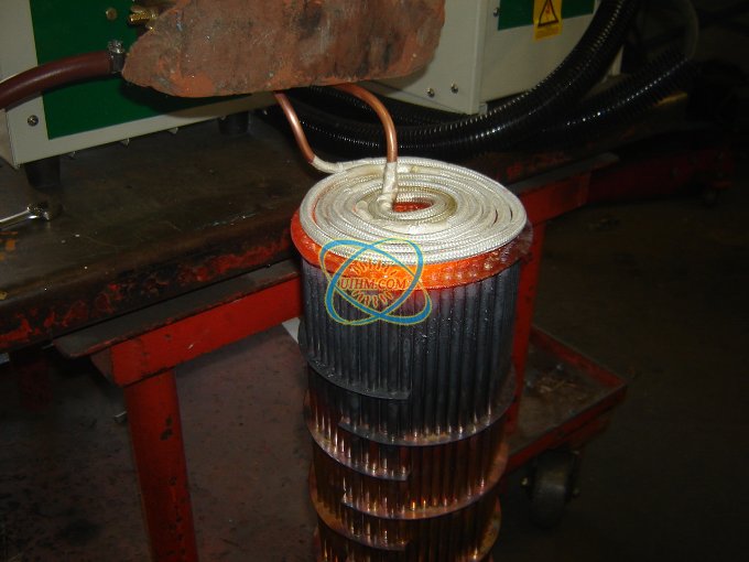 flat pancake shape induction coils for induction brazing_1