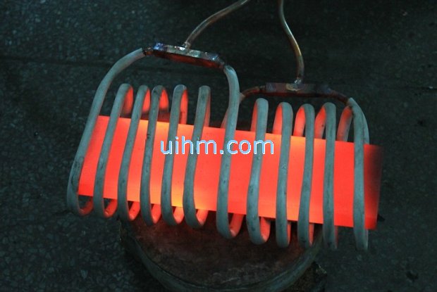 2 parallel shape induction coil heat auto leaf spring