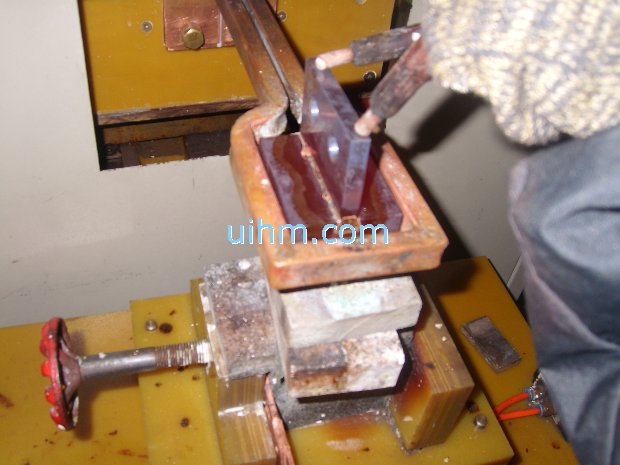 induction brass soldering copper plate_2