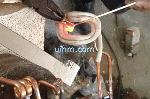induction brass soldering copper ring
