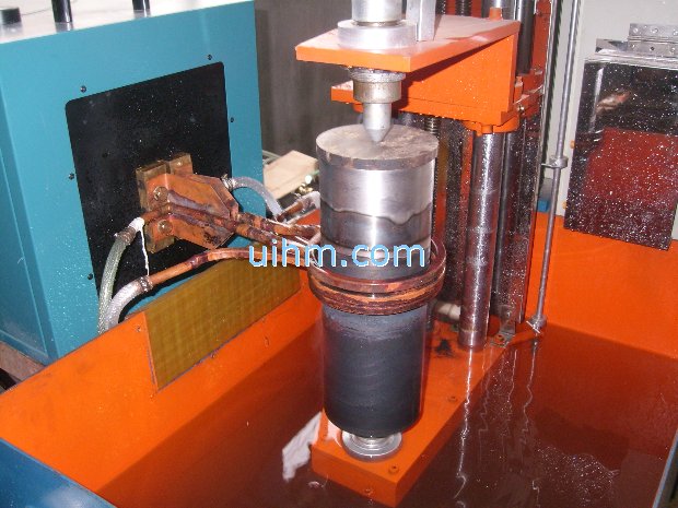 induction quenching axle (shaft) by 120KW induction heater (UM-120AB-HF)