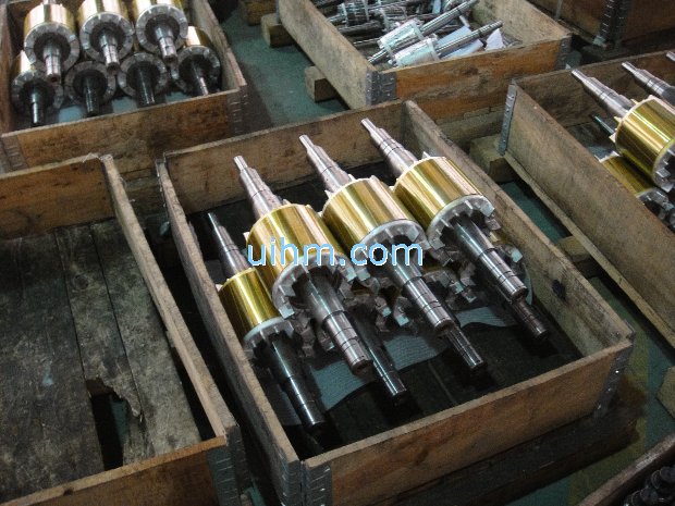 induction shrink fitting for rotor and stator_1