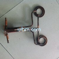 2 heads induction coil from quadrate pipe