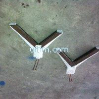 custom design v shapre induction coil for heating surface_3