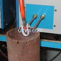 induction brazing by horizontal type induction heater_2