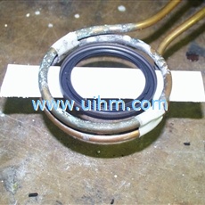 induction debond rubber seal from steel