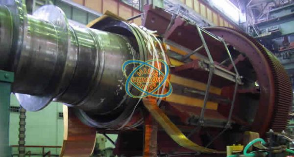 The working time of withdrawal "stars" exciter rotor turbine installation using a high-frequency induction heating