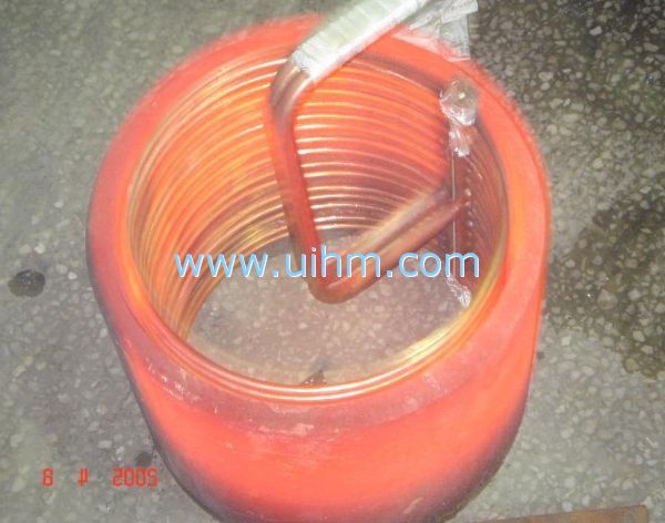 inner induction coil heating pipe