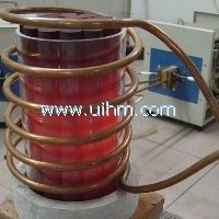 induction forging steel rod (steel bars) by um-250ab-mf