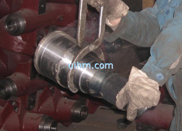 induction quenching axle shaft
