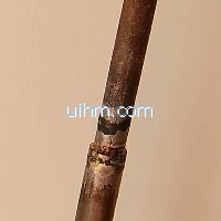 induction brass soldering copper pipe