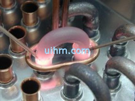 UHF induction brass soldering