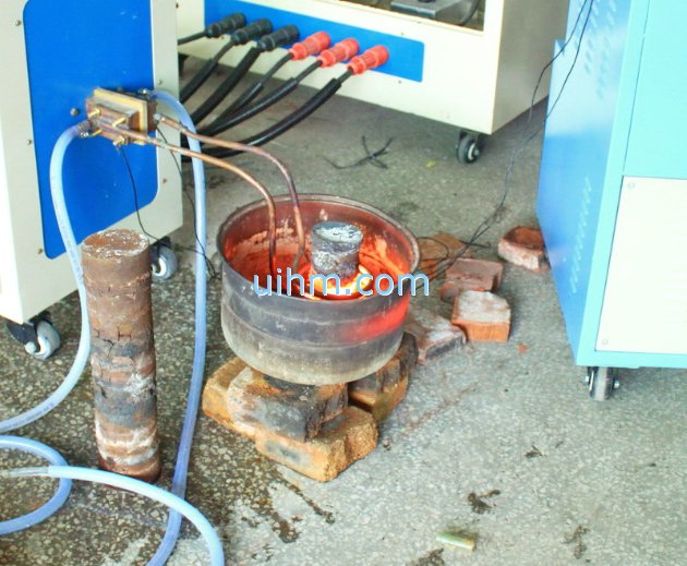 induction heating steel rod with UM-100AB-MF