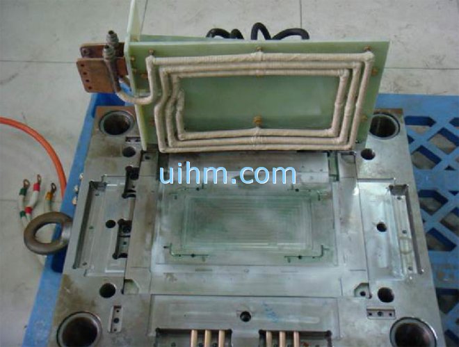 induction heating injection mold of notebook computer (laptop)