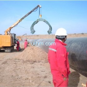 install air-cooled clamp coil for preheating pipeline
