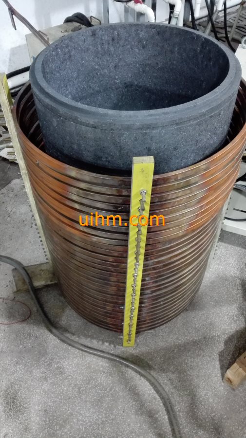 large customized induction coil for heating graphite (3)