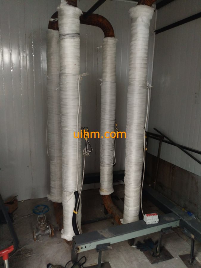 induction heating pipelines by full air cooled induction heaters (2)