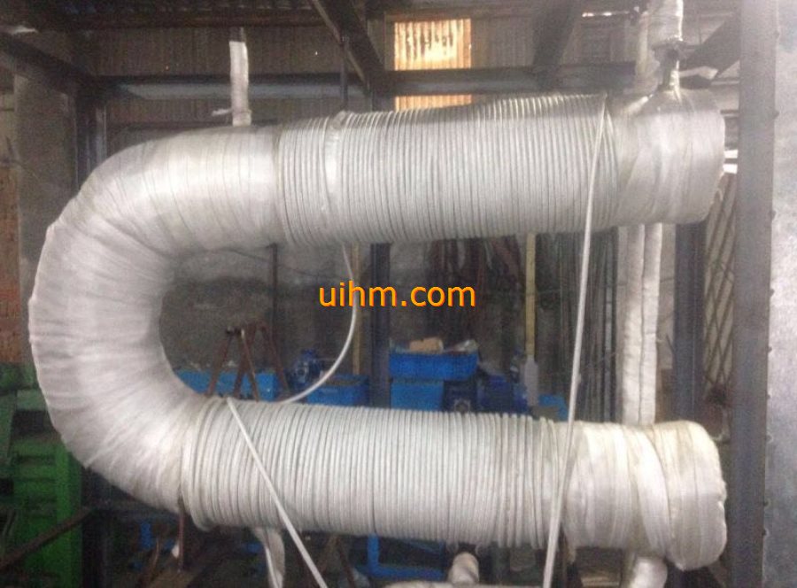 induction heating pipelines by full air cooled induction heaters (5)