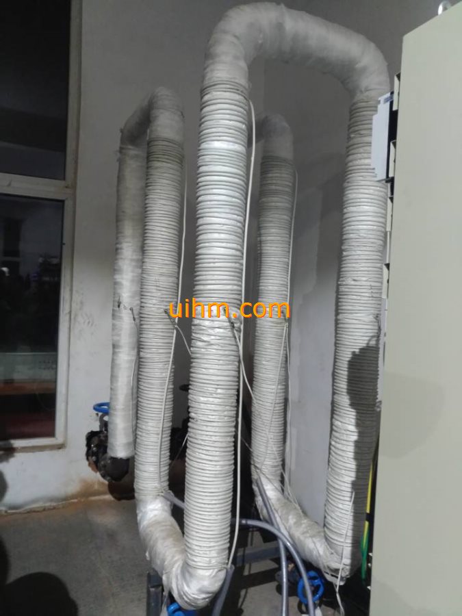 induction heating pipelines by full air cooled induction heaters (8)