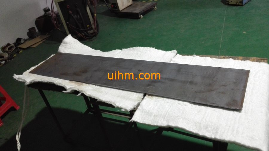 induction heating steel plate for cooking by 15KW air cooled induction heater (1)