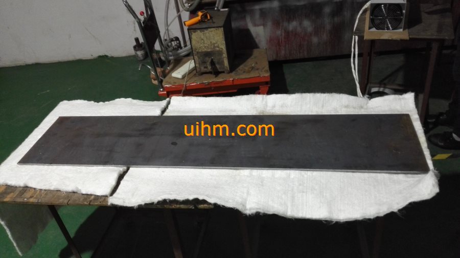 induction heating steel plate for cooking by 15KW air cooled induction heater (2)