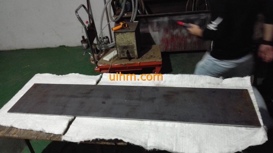 induction heating steel plate for cooking by 15KW air cooled induction heater (3)