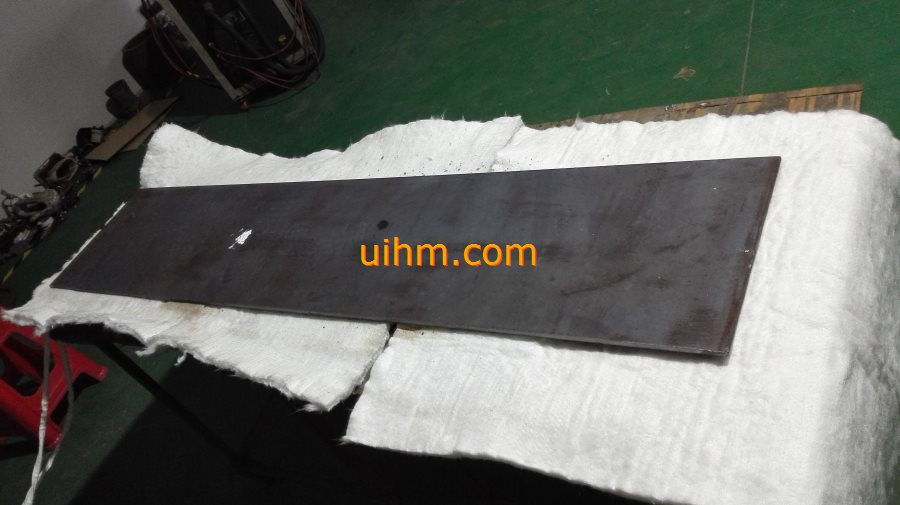 induction heating steel plate for cooking by 15KW air cooled induction heater (6)
