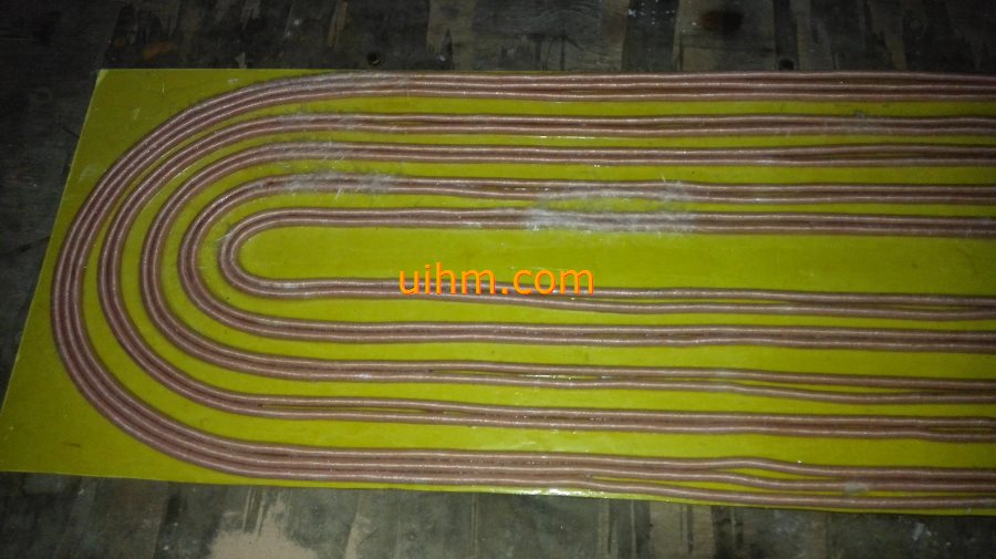 induction heating steel plate for cooking by 15KW air cooled induction heater (8)