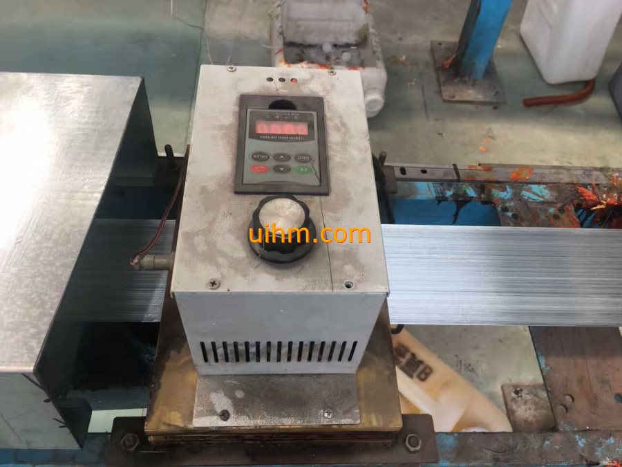induction heating steel strip online by air cooled induction heater_5
