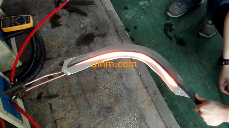 induction quenching banana knife edge (sickle blade)