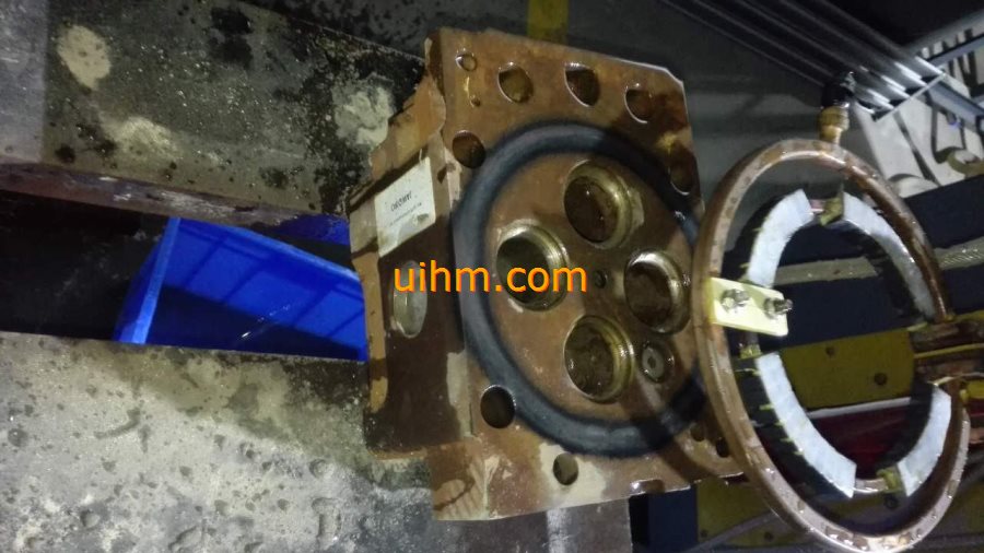 induction quenching cylinder stator surface