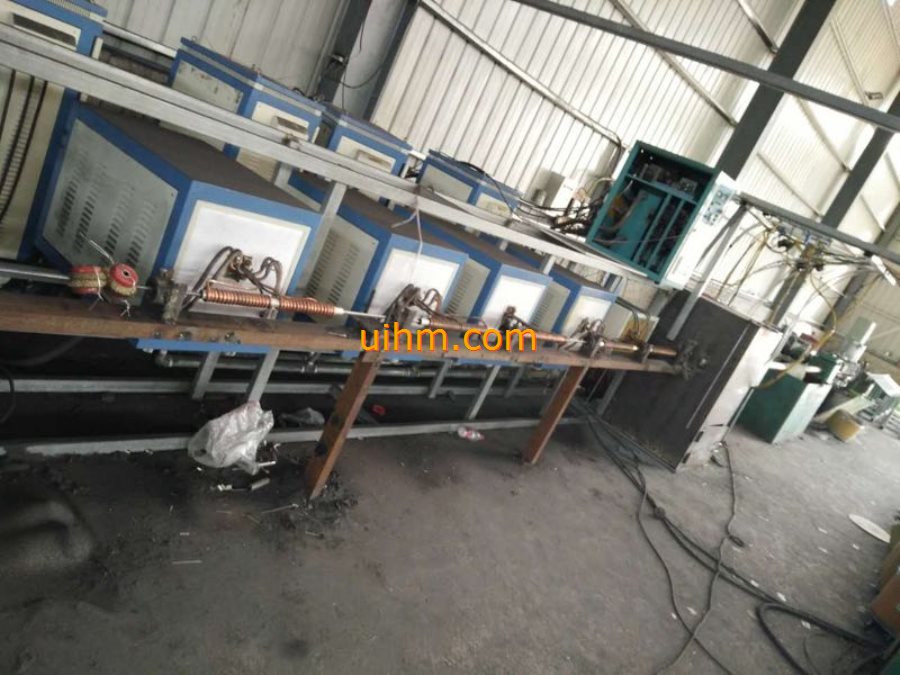 induction tempering steel wire online by multi induction heaters_4