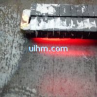 induction hardening surface of steel plate