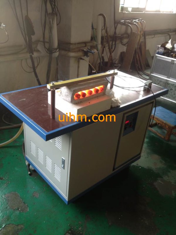 customized MF induction heater for forging steel rods (2)