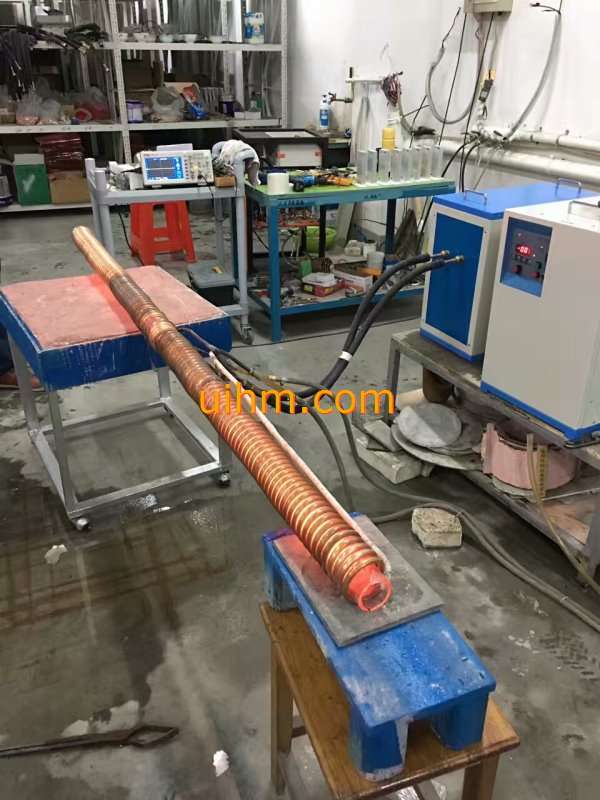 customized induction coil for forging copper billets
