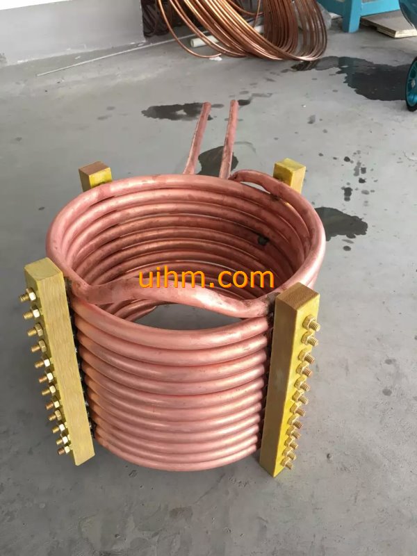 customized induction coil for heating steel pipe end (3)