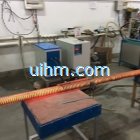 induction forging long steel rods by MF machine