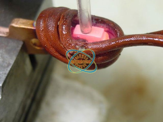 induction Brazing Silver Contacts to Copper Breaker Bars