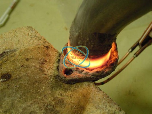 induction Brazing with an I.D. Coil