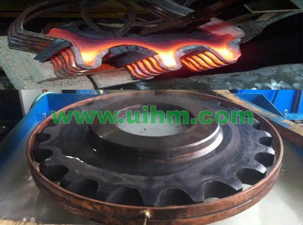 induction Hardening large rings and gears