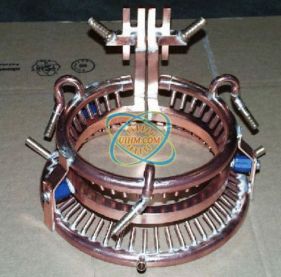 induction Heat Treating Coil with Shower