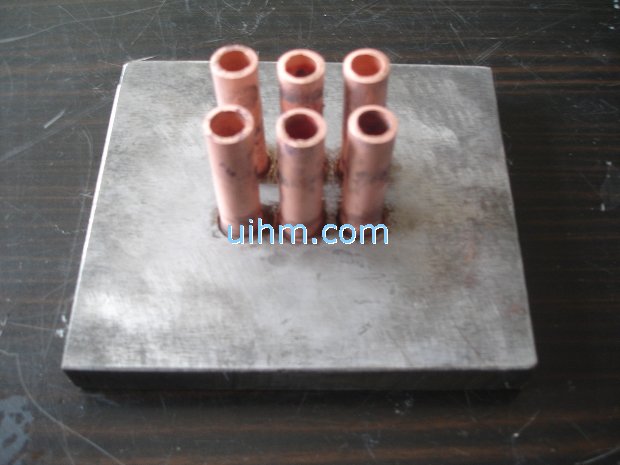 induction brass solder copper pipes