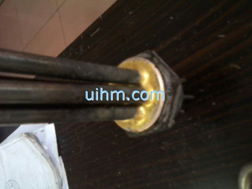 induction brass solder multi copper pipes