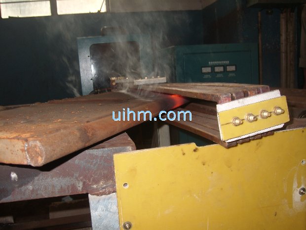 induction heating steel plate by rectange induction coil_1