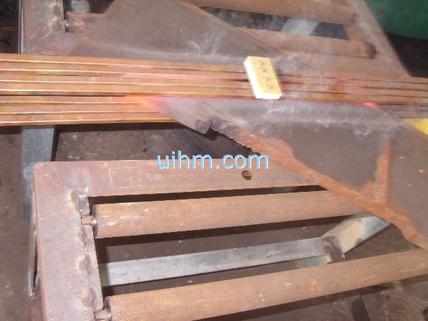 induction heating steel plate by rectange induction coil_3