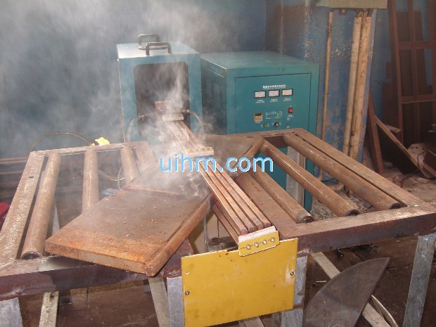 induction heating steel plate by rectange induction coil_4