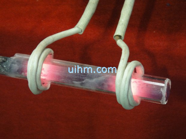 induction heating steel rod with double coils_1