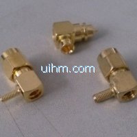 induction brass soldering connector