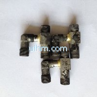 induction brazing steel connector