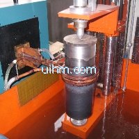 induction quenching axle (shaft) by 120kw induction heater (um-120ab-hf)